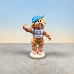 Vintage Cabbage Patch Kids | Girl | Softball | Purple Shirt | Blue Hat | 8.5x3.5